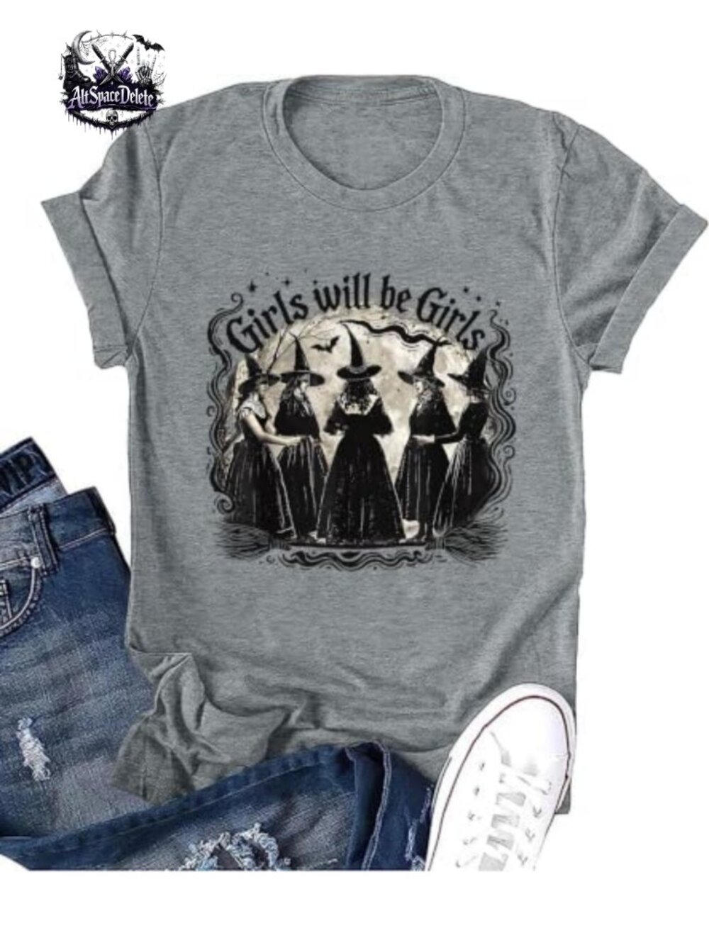 Witch Shirts for Women Halloween Tshirt Vintage Withcy Tee Tops